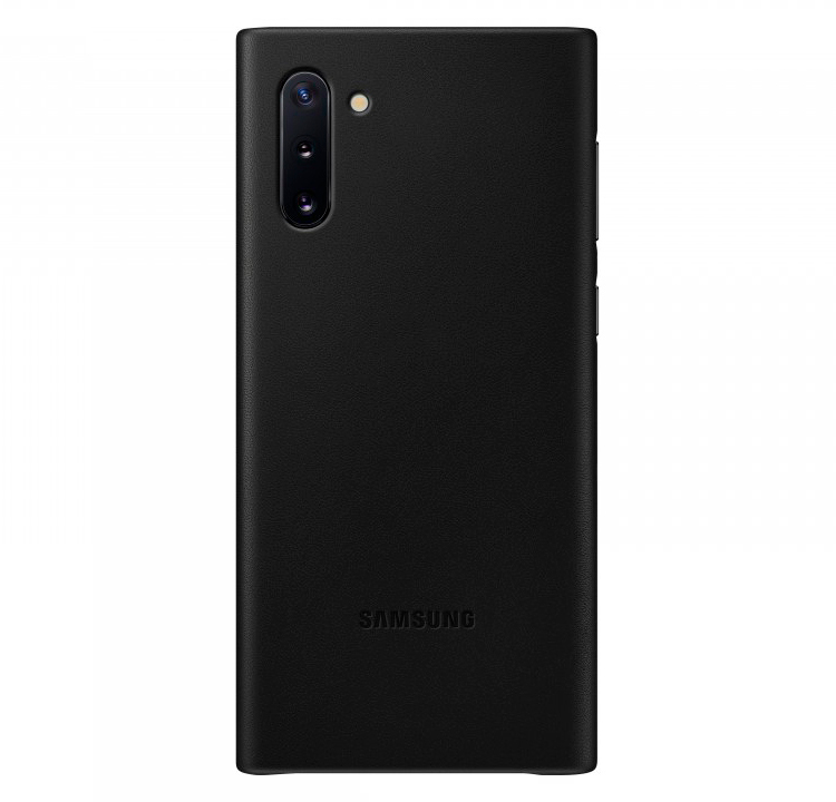 Чехол Samsung Leather Cover для Galaxy Note10 черный