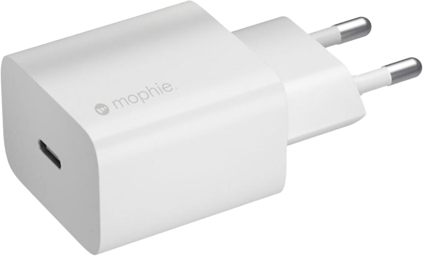 Сетевое зарядное устройство Mophie USB-C 20 Вт белый 409907457 - фото 1