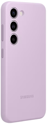 Чехол Samsung Silicone Case S23 Лиловый EF-PS911TVEGRU, цвет фиолетовый - фото 5