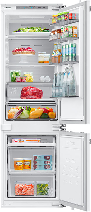 Встраиваемый холодильник Samsung BRB267034WW/WT с двухконтурной системой охлаждения Twin Cooling, 261 л BRB267034WW/WT, цвет белый BRB267034WW/WT BRB267034WW/WT с двухконтурной системой охлаждения Twin Cooling, 261 л - фото 5