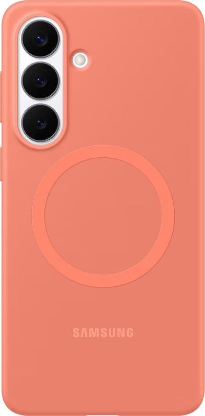 

Чехол Samsung Silicone Magnet Case S26+ коралловый, Silicone Magnet Case S26+ коралловый