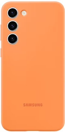 Чехол Samsung Silicone Case S23+ Оранжевый EF-PS916TOEGRU Silicone Case S23+ Оранжевый - фото 3
