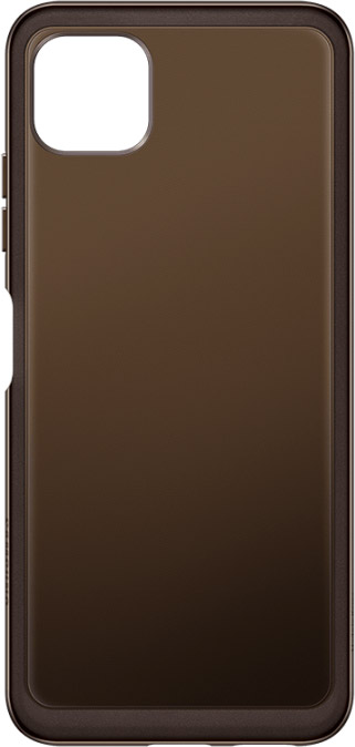 Чехол Samsung Soft Clear Cover для Galaxy A22 черный EF-QA225TBEGRU - фото 5