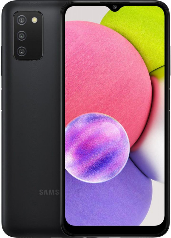 Смартфон Samsung Galaxy A03s 64 ГБ черный