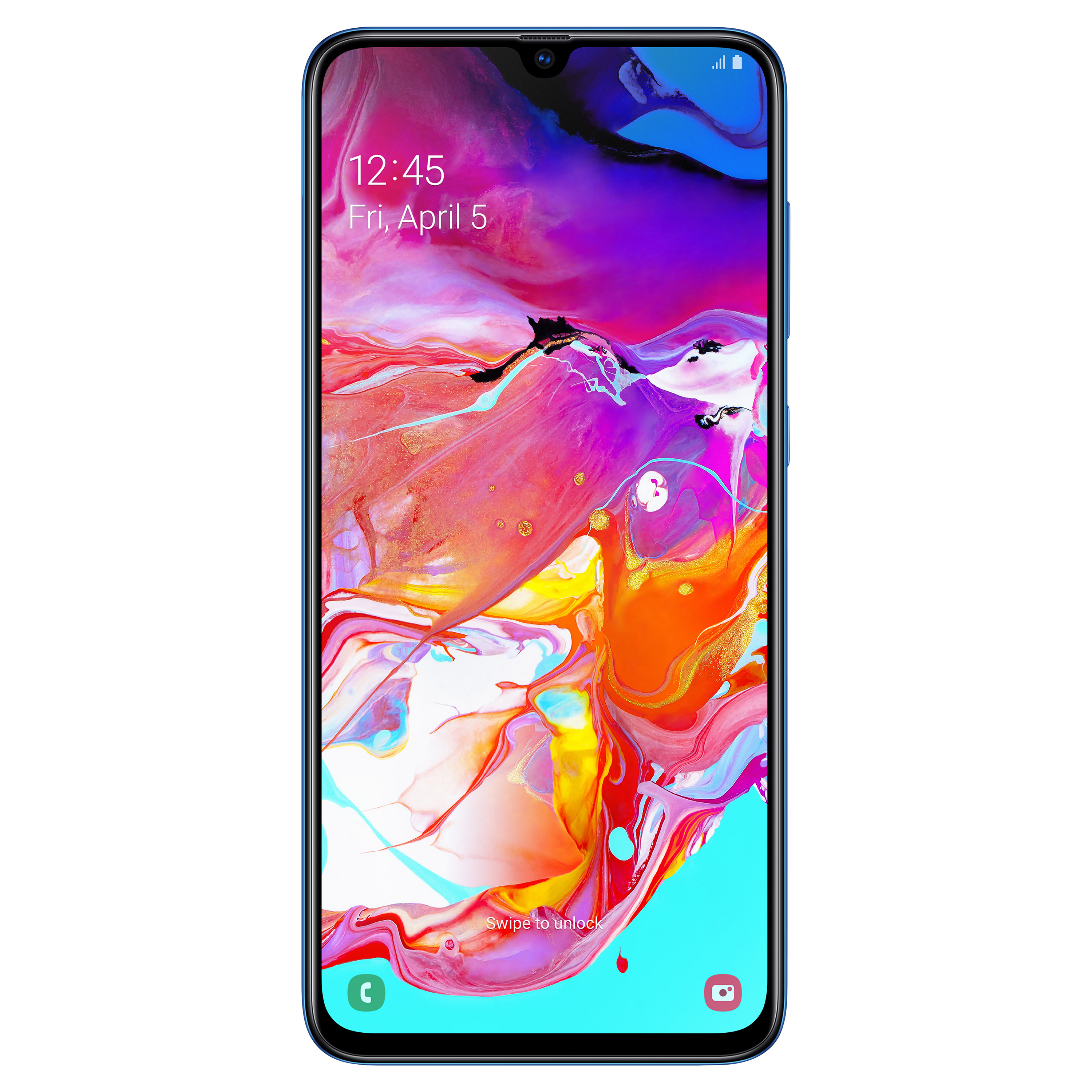 Смартфон Samsung Galaxy A70 128 ГБ синий купить на фирменном сайте  galaxystore в Москве, цены на мобильный телефон Смартфон Samsung Galaxy A70  128 ГБ синий