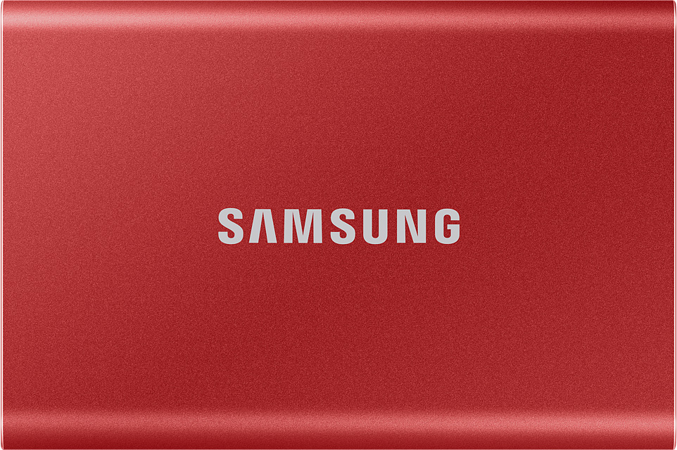 Внешний накопитель Samsung SSD USB 3.2 T7 1 ТБ красный MU-PC1T0R/WW MU-PC1T0R/WW - фото 2