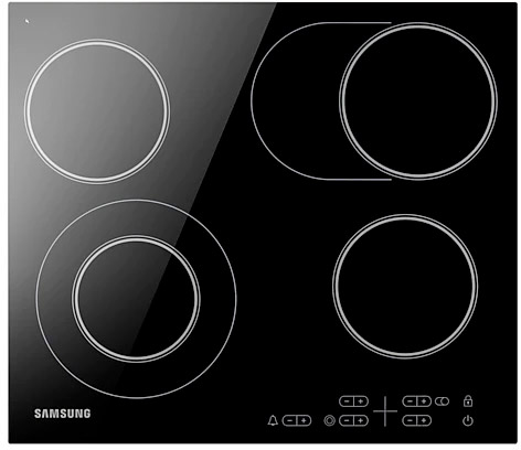Электрическая варочная поверхность Samsung NZ64T3516AK/WT черный