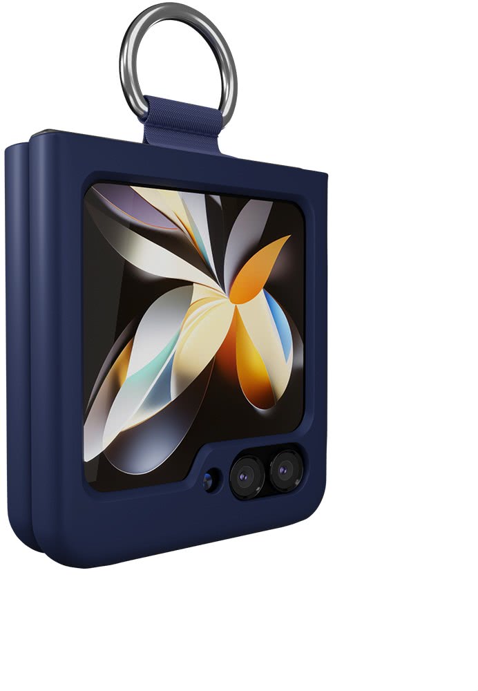 Чехол VLP Soft Touch Case для Z Flip5 синий 10514004 - фото 4