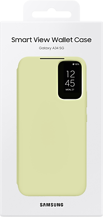 Чехол Samsung Smart View Wallet Case Galaxy A34 лайм EF-ZA346CGEGRU - фото 7