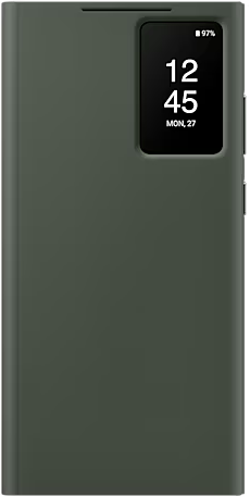Чехол Samsung Smart View Wallet Case S23 Ultra Хаки EF-ZS918CGEGRU - фото 1