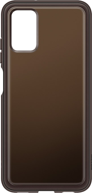 Чехол Samsung Soft Clear Cover для Galaxy A03s черный EF-QA037TBEGRU - фото 4