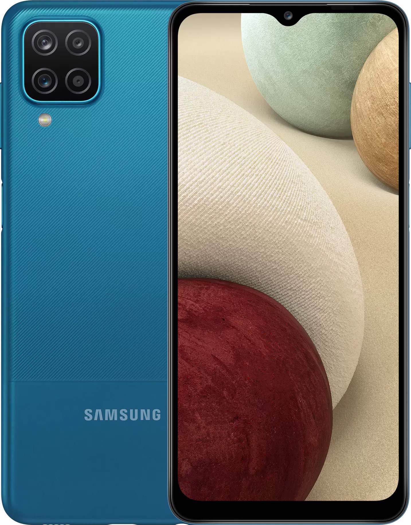 Смартфон Samsung Galaxy A12 (Exynos) 32 ГБ синий (SM-A127FZBUCAU)