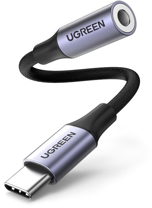 Адаптер UGREEN Адаптер UGREEN USB-C — 3.5mm серый фото 3