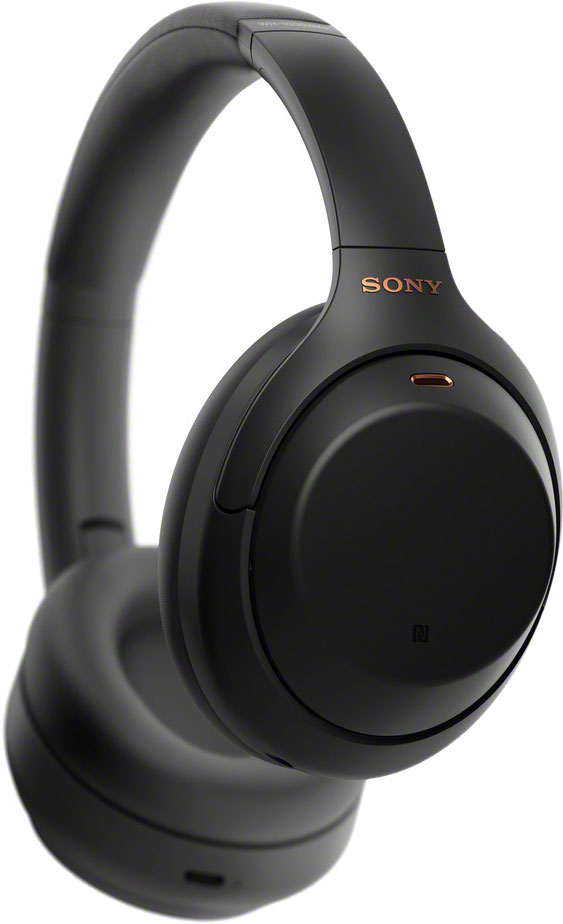 Беспроводные наушники Sony WH-1000XM4 Bluetooth черные WH1000XM4B.E, цвет черный - фото 3