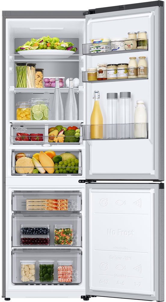 Холодильник Samsung RB36T774 с нижней морозильной камерой с Metal Cooling, 360 л серебристый RB36T774FSA/WT RB36T774FSA/WT - фото 5