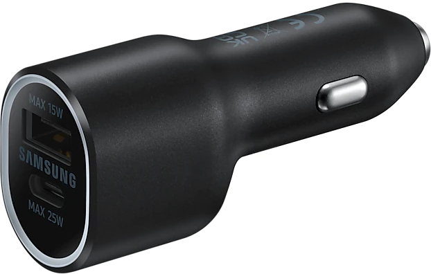 Автомобильное зарядное устройство Samsung USB и Type-C 40W черный EP-L4020NBEGRU - фото 2