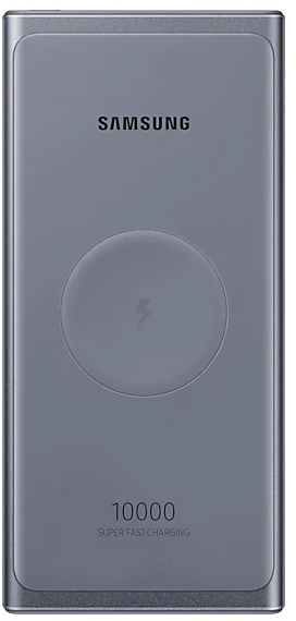 Внешний аккумулятор Samsung EB-U3300 10000 mAh с функцией быстрой и беспроводной зарядки серый