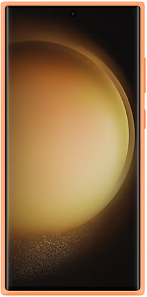 Чехол Samsung Silicone Case S23 Ultra Оранжевый EF-PS918TOEGRU - фото 4