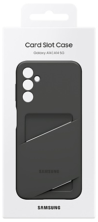 Чехол Samsung Card Slot Cover A14 черный EF-OA146TBEGRU - фото 7