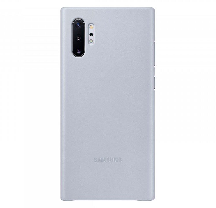 Чехол Samsung Leather Cover для Galaxy Note10+ серый