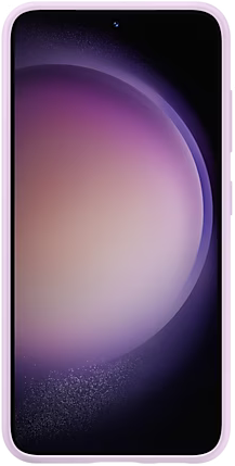 Чехол Samsung Silicone Case S23 Лиловый EF-PS911TVEGRU, цвет фиолетовый - фото 4
