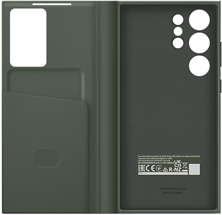 Чехол Samsung Smart View Wallet Case S23 Ultra Хаки EF-ZS918CGEGRU - фото 3