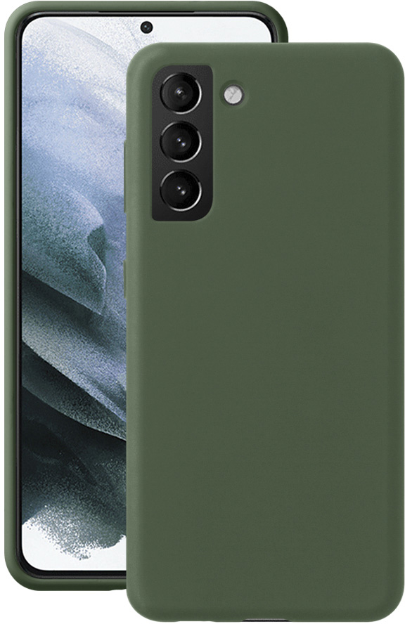 Чехол Deppa Liquid Silicone Pro для Galaxy S21 зеленый