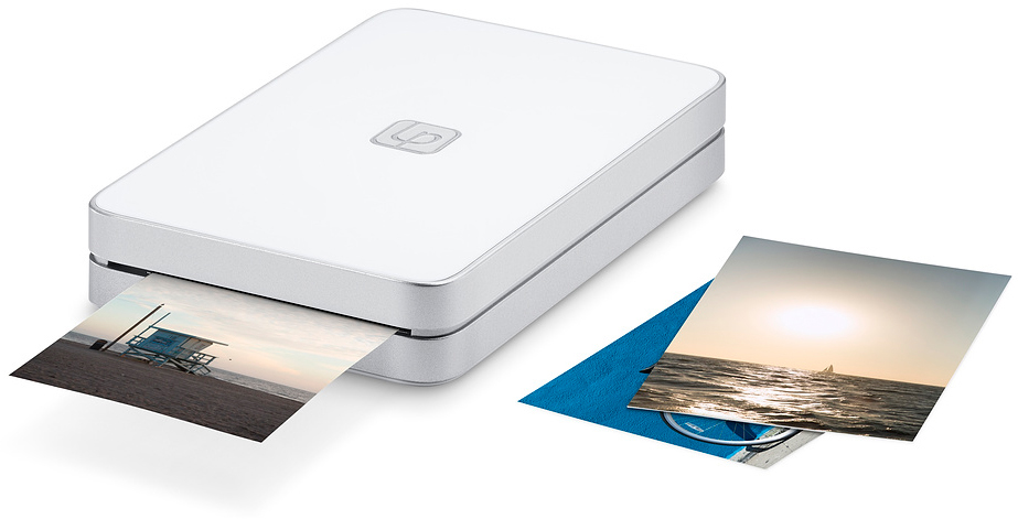 Портативный принтер LifePrint (2х3), с функцией мгновенной печати белый ...