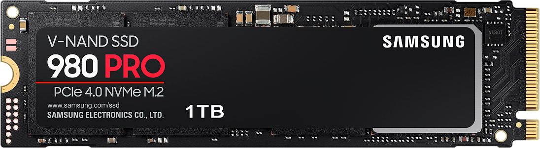 SSD-накопитель Samsung 980 PRO NVMe M.2, 1 ТБ — купить по цене