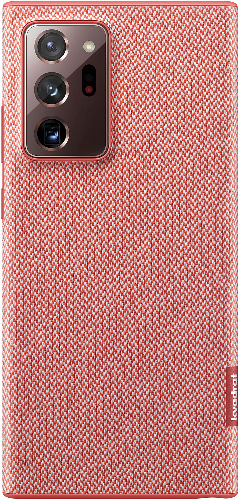 Чехол Samsung Kvadrat Cover для Galaxy Note20 Ultra красный
