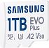Карта памяти Samsung 1ТБ EVO Plus CL10 с адаптером Фото 2