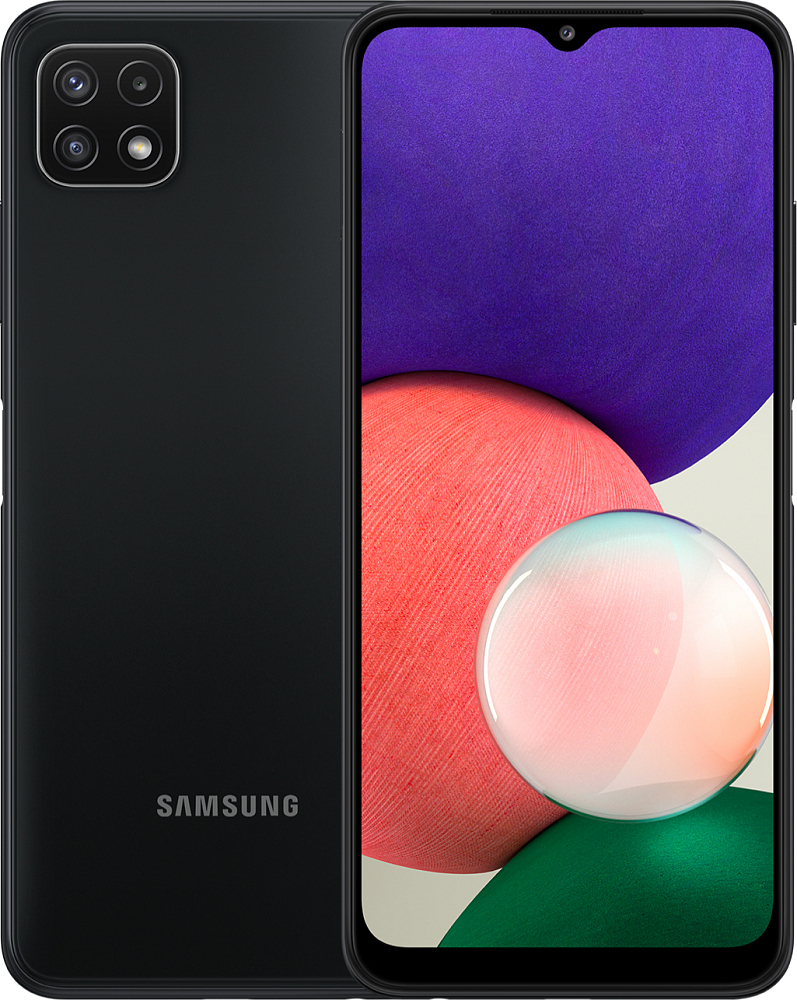 Смартфон Samsung Galaxy A22s 5G 128 ГБ  серый SM-A226BZAVSER - фото 1