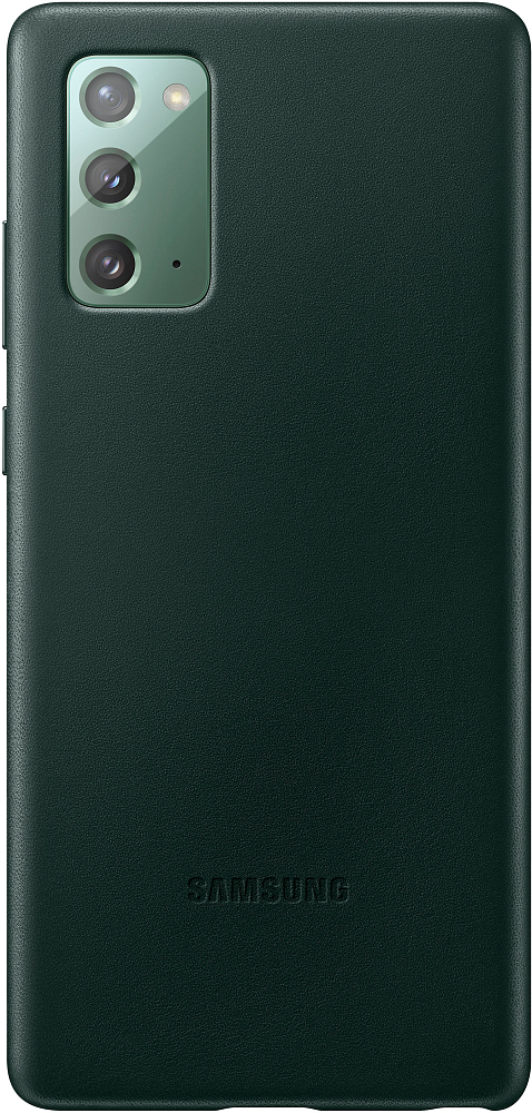 Чехол Samsung Leather Cover для Galaxy Note20 зеленый