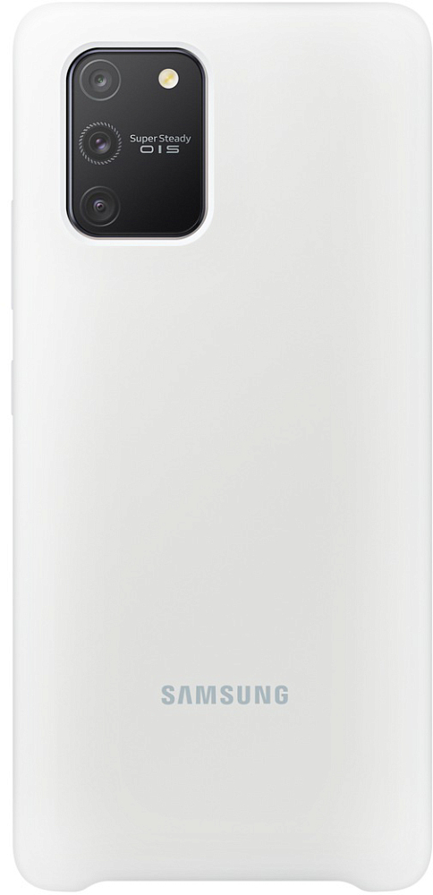 Чехол Samsung Silicone Cover для Galaxy S10 lite белый
