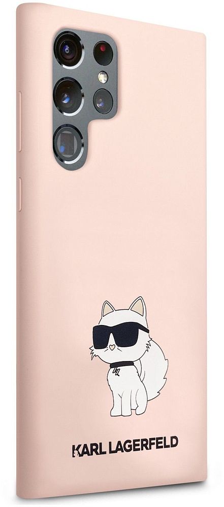 Чехол Karl Lagerfeld NFT Choupette для Galaxy S24 Ultra розовый фото 2