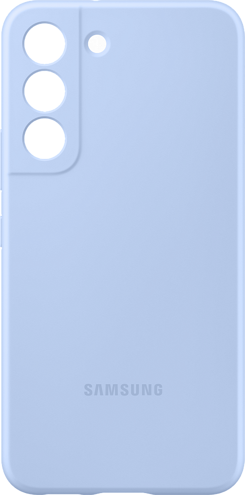 Чехол Samsung Silicone Cover для Galaxy S22 арктический голубой EF-PS901TLEGRU - фото 4