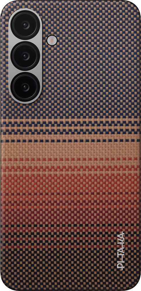 

Чехол Pitaka Tactile Woven для Galaxy S25+ кевлар коричневый, Tactile Woven для Galaxy S25+ кевлар коричневый