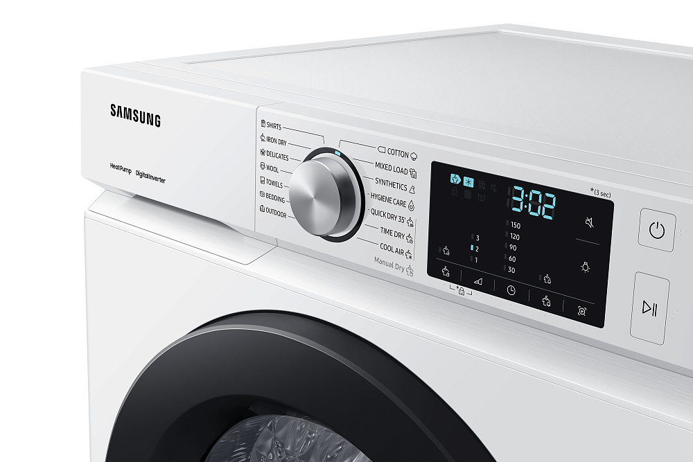 Сушильная машина Samsung Bespoke с технологией Hygiene Care, 9 кг белый DV90BBA245AWLD - фото 8