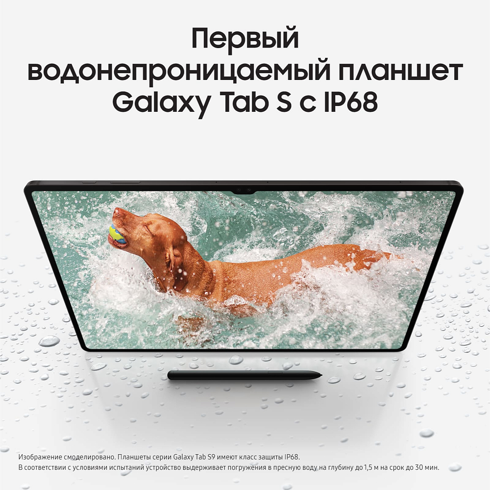 Планшет Samsung Galaxy Tab S9 Ultra Wi-Fi 256 ГБ графит (SM-X910NZAACAU) SM-X910N12256GPTWF1S Galaxy Tab S9 Ultra Wi-Fi 256 ГБ графит (SM-X910NZAACAU) - фото 8