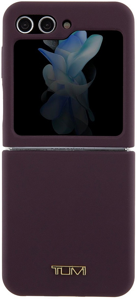 Чехол Tumi Liquid Silicone Metal для Galaxy Z Flip5 фиолетовый