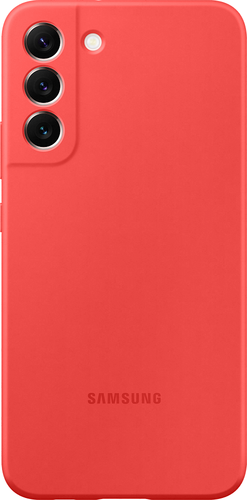 Чехол Samsung Silicone Cover для Galaxy S22+ ярко-красный EF-PS906TPEGRU Silicone Cover для Galaxy S22+ ярко-красный - фото 1