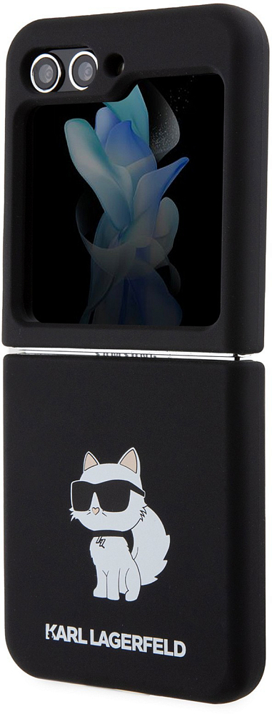 Чехол Karl Lagerfeld Чехол Karl Lagerfeld NFT Choupette для Galaxy Z Flip5 черный фото 2