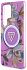 Чехол Guess Glitter Flowers Triangle MagSafe для Galaxy S25 Ultra фиолетовый