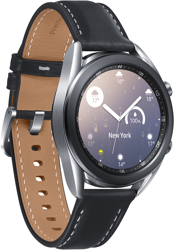 Смарт-часы Samsung Galaxy Watch3, 41 мм серебро SM-R850NZSACIS, цвет серебристый - фото 3