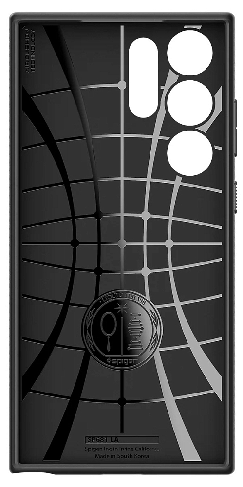 Чехол Spigen Luqiud Air Matte для Galaxy S23 Ultra, пластик черный ACS05614 - фото 6
