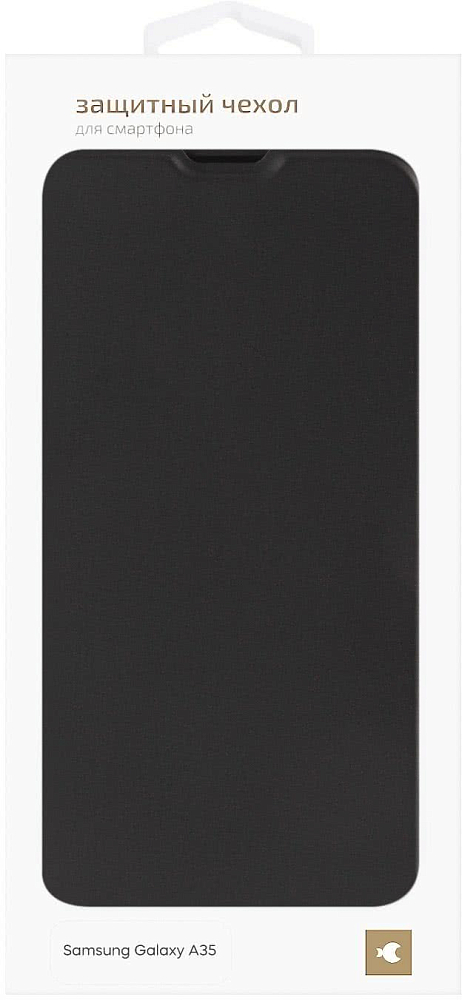 Чехол-книжка moonfish для Galaxy A35, полиуретан черный MNF38213 - фото 4