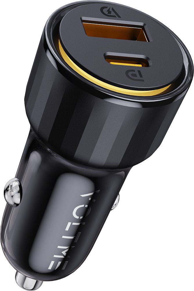 

Автомобильное зарядное устройство VOLTME Cazo USB-A+USB-C, 48Вт, черный черный, Cazo USB-A+USB-C, 48Вт, черный черный