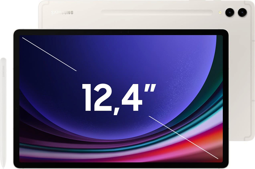 Планшет Samsung Galaxy Tab S9+ 5G 512 ГБ бежевый (SM-X816BZEECAU) SM-X816B12512BEG1E1S Galaxy Tab S9+ 5G 512 ГБ бежевый (SM-X816BZEECAU) - фото 1