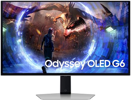 Монитор Samsung 27” OLED G6 G60SD QHD, 360 Гц серебристый Фото 2