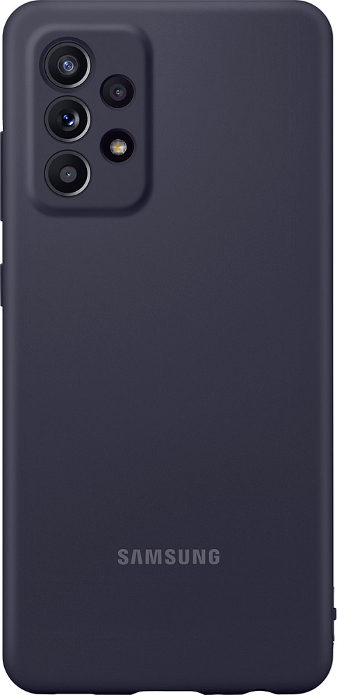 Чехол Samsung Silicone Cover для Galaxy A52 черный